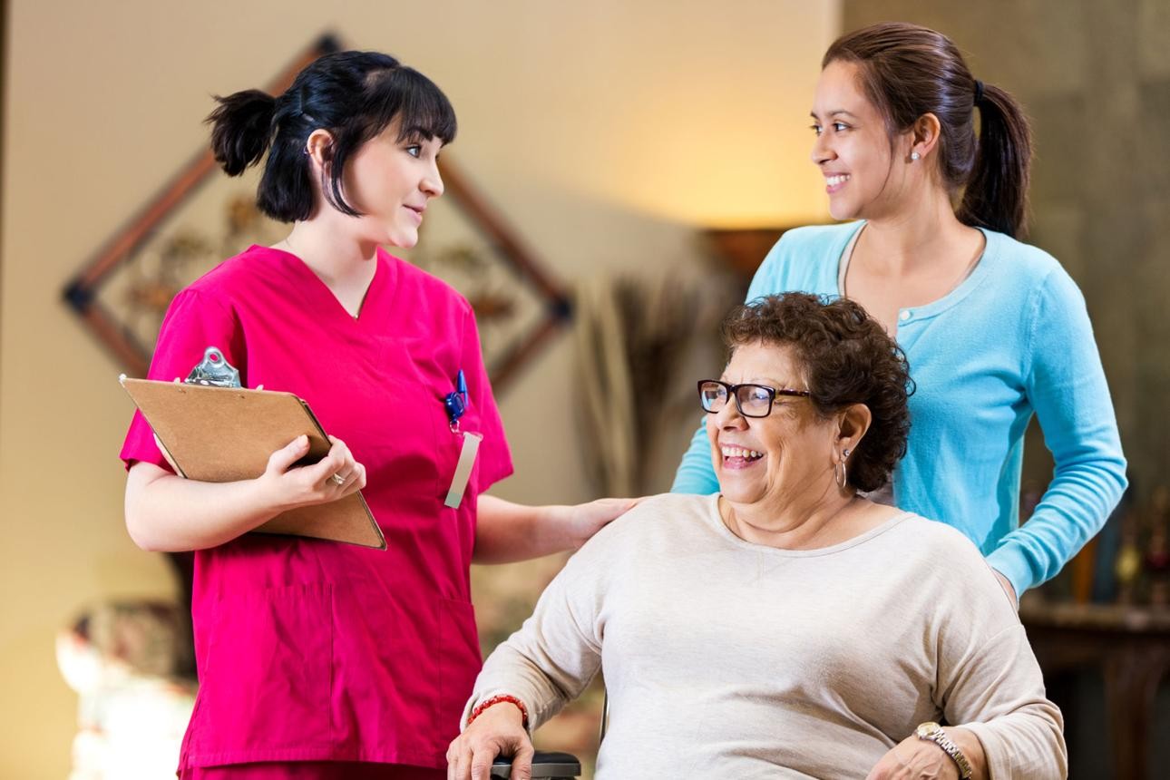 Care coordination team managing patient transitions