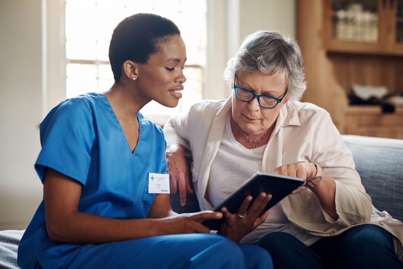 Family caregiver feeling overwhelmed while coordinating care details