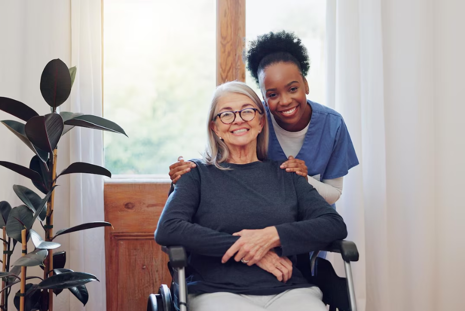 Compassionate companion caring for a parent with dementia at home in Frisco