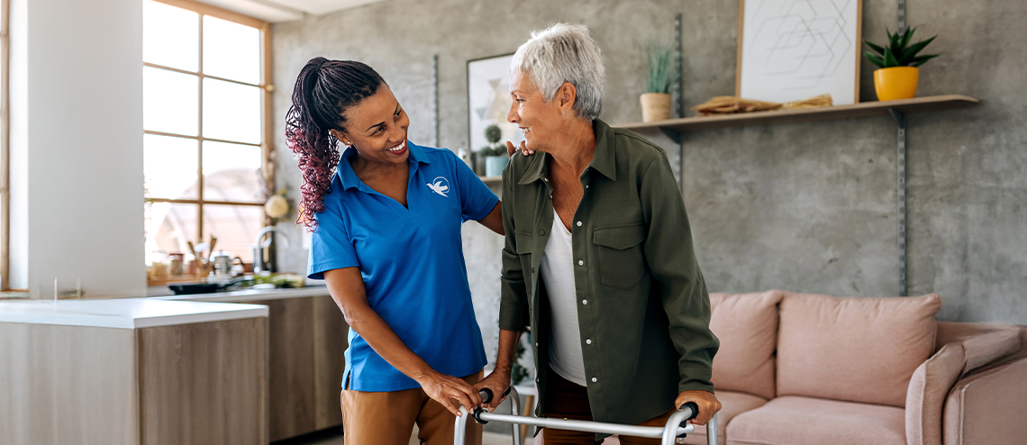 Senior in Fort Worth receiving daily home care and companionship