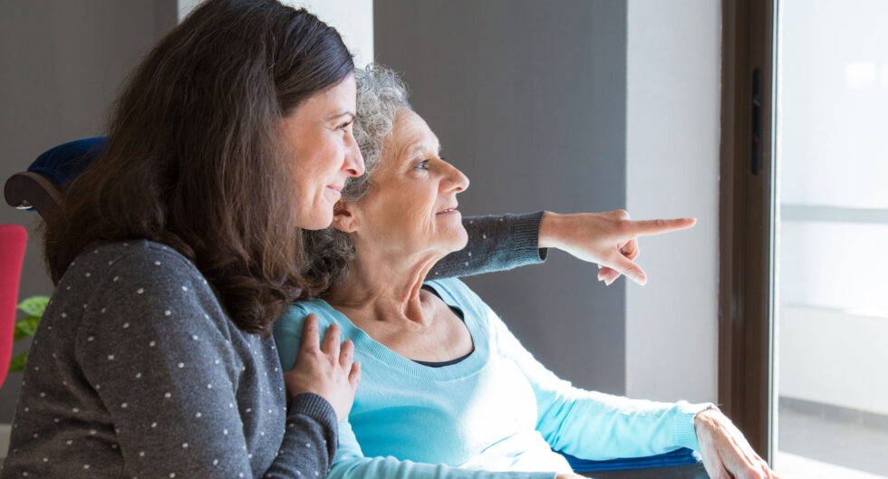 A familiar companion caregiver bringing comfort to a McKinney senior at home