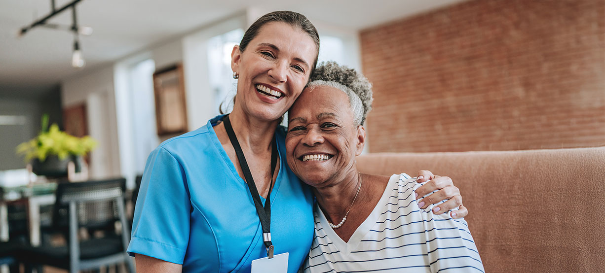 Companion sharing calm, connected time with a senior in Plano