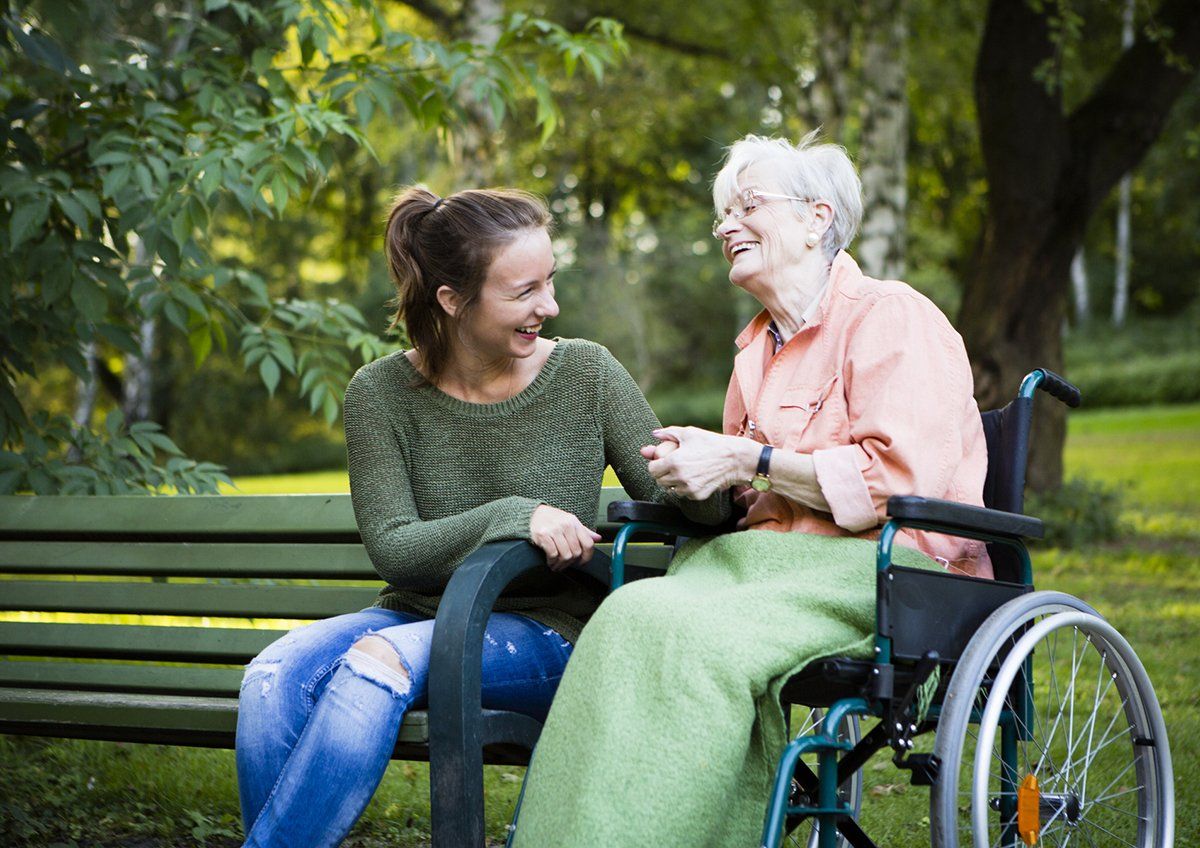 Companion caregiver helping a Fort Worth senior with errands and daily routines