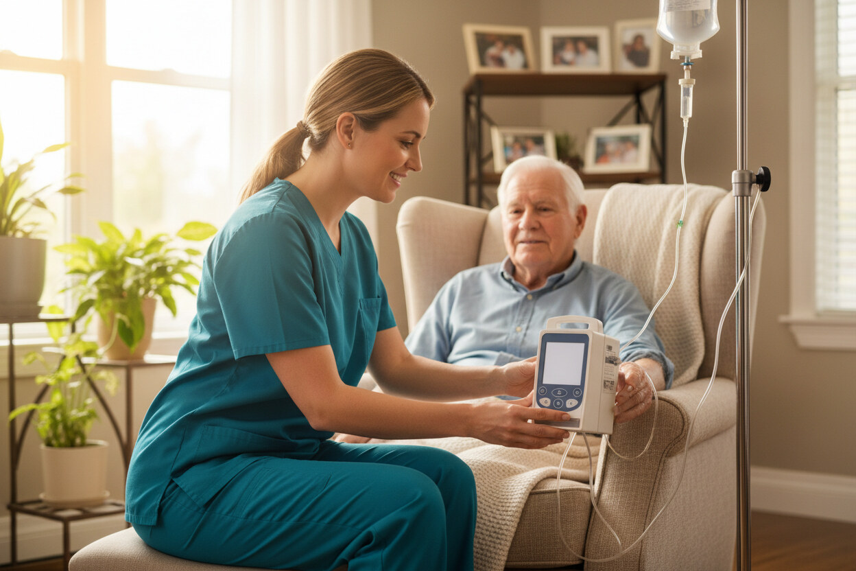 How In-Home IV Infusion Nursing Makes Treatment Safer and More Comfortable